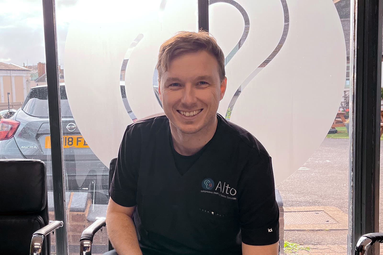 Adam Bostock, audiologist and director of Alto Hearing & Tinnitus Specialists