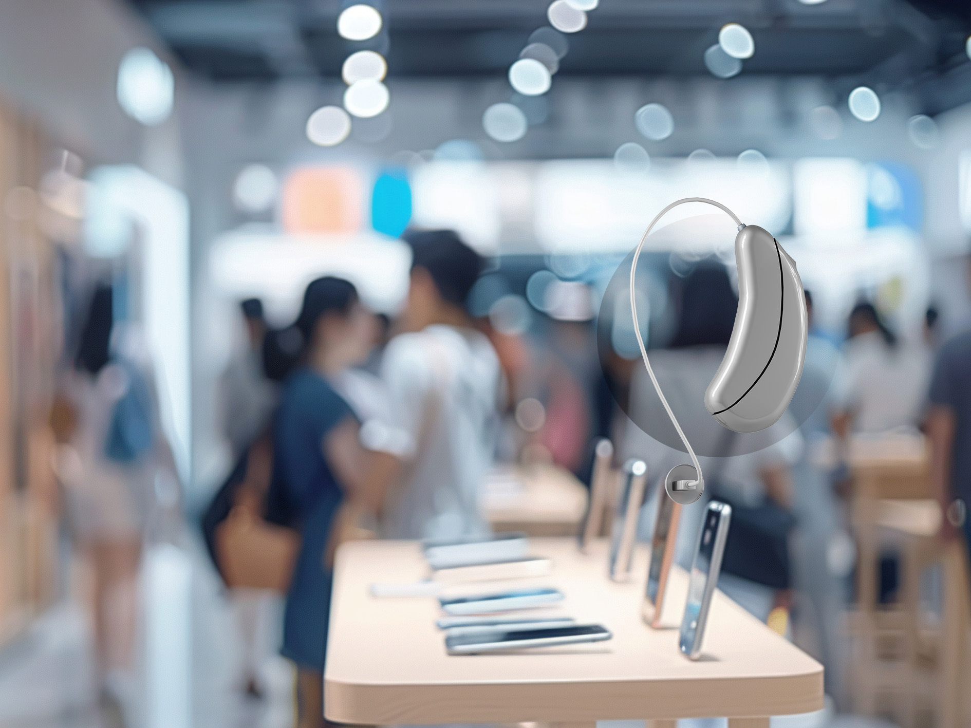 An OTC hearing aid
