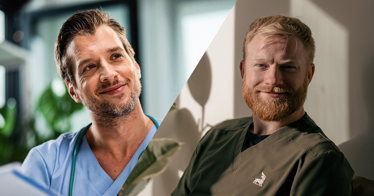 ENT doctor left or audiologist right