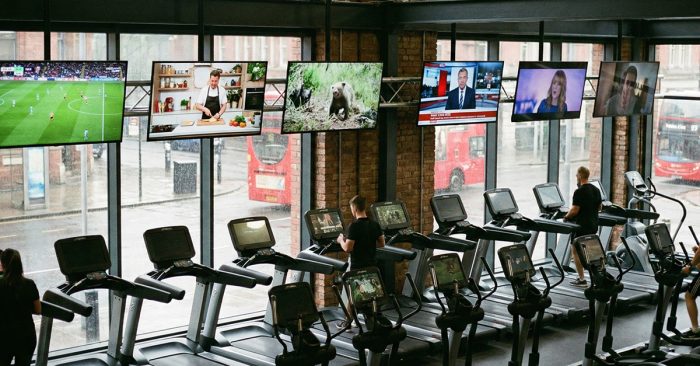 Where Auracast Could be used: 6 screens in a gym