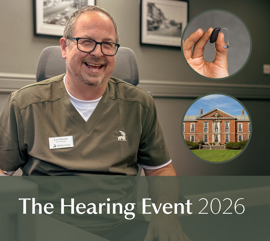Audiologist Carl Morley, hosting the Hearing Event 2026 in Market Bosworth