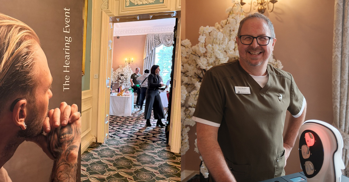 Carl Morley, Senior Audiologist at Alto Hearing Market Bosworth, pictured at the Hearing Event February 2026