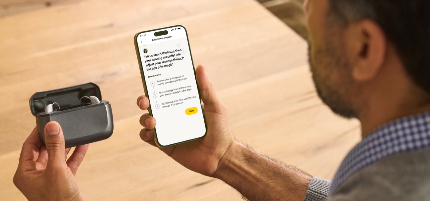 OTC hearing aids with smartphone app controls
