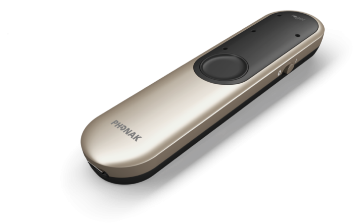 Phonak Roger On Microphone
