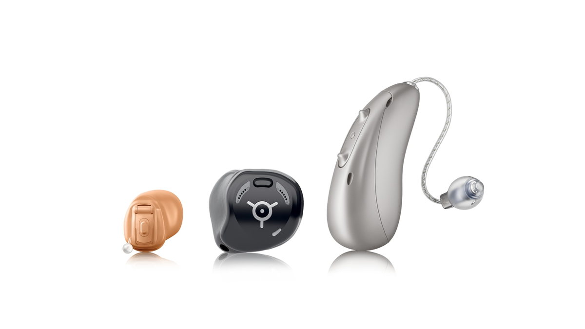 Unitron hearing aids including Moxi and Insera styles